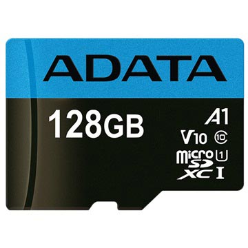 Adata Premier MicroSDXC UHS-I Minneskort AUSDX128GUICL10A1-RA1 - 128GB