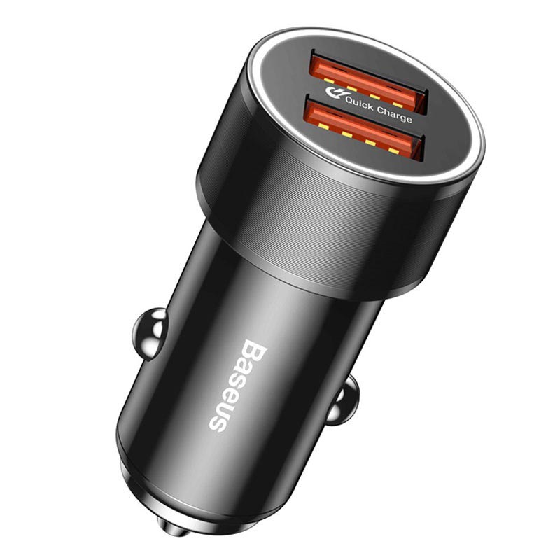 Baseus Quick Charge 3.0 Billaddare för Samsung Quick Charger QC 3.0 USB Mobil Laddare för Huawei Xiaomi Snabb laddning Baseus Quick Charge 3.0 Billaddare för Samsung Quick Charger QC 3.0 USB Mobil Laddare för Huawei Xiaomi Snabb laddning