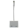 Kompatibel Lightning till USB 3.0 kameraadapter - Vit
