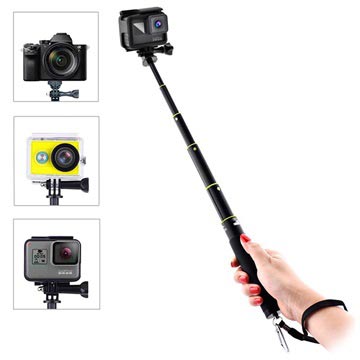 GoPro Hero & Actionkameror Selfie Stick - Svart