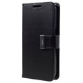 Samsung Galaxy S7 Mercury Goospery Rich Diary plånboksfodral - svart
