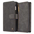 iPhone 7 Plus Caseme multifunktionellt plånbok läderfodral - svart