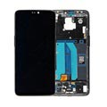 OnePlus 6 Fram Skal & LCD Display - Midnattssvart