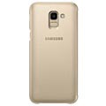 Samsung Galaxy J6 Wallet Cover EF-WJ600CFEGWW - Guld