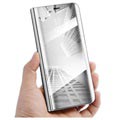 Luxury Series Mirror View Samsung Galaxy Note9 Flipfodral - Silver