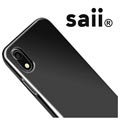 Saii Premium Greppvänligt iPhone XS Max TPU-skal - Svart