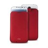 Samsung Galaxy S4 i9500, i9505 Puro Slim Läder Etui - Röd