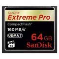 SanDisk Extreme Pro Compact Flash Minneskort SDCFXPS-064G-X46 - 64GB