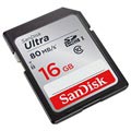 SanDisk Ultra SDHC Minneskort SDSDUNC-016G-GN6IN - 16GB