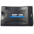 Scart till HDMI 1080p AV Adapter med USB Kabel