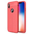 Slim-Fit Premium iPhone XS Max TPU-skal - Röd