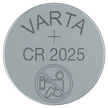 Varta CR2025/6025 Lithium Knappcellsbatteri - 3V