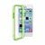 iPhone 5C Puro Bumper - Genomskinlig / Grön