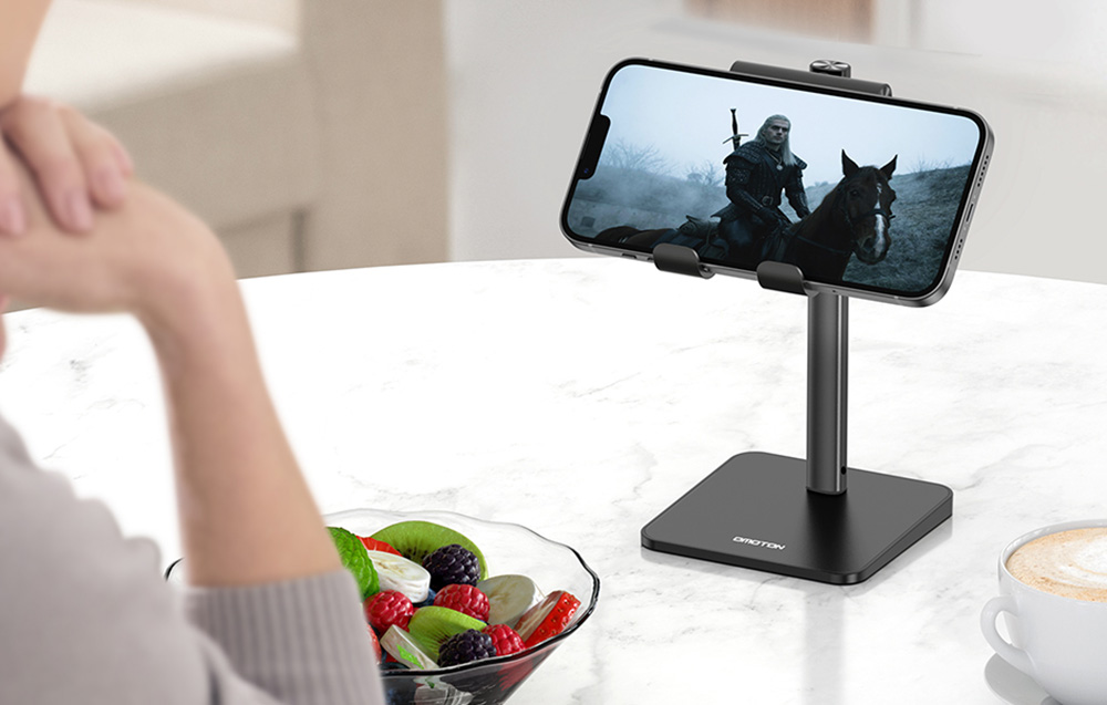 Omoton CA02 Hållare för smartphone på skrivbord - svart