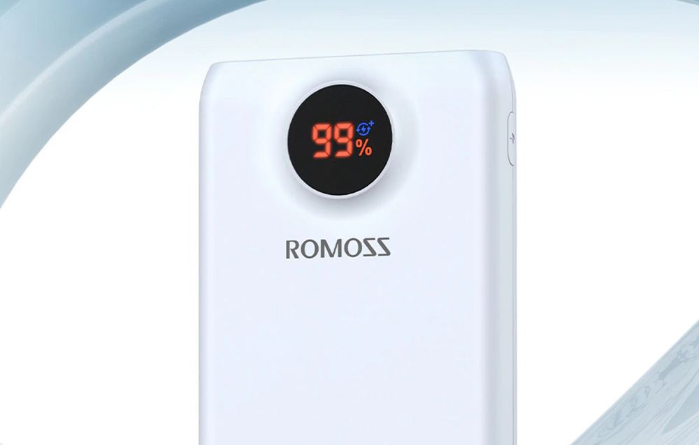 Romoss SW20PF Power Bank 20000mAh/22.5W - USB-C, 2xUSB-A - Vit