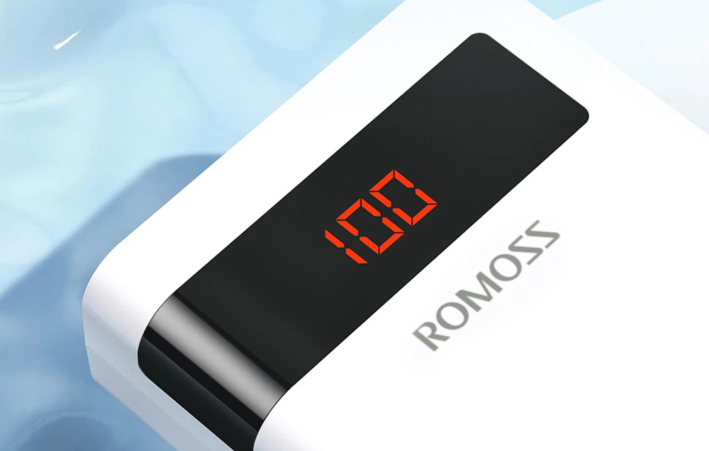 Romoss Sense 8PF Power Bank 30000mAh - 22.5W, PD, QC, FCP - Vit