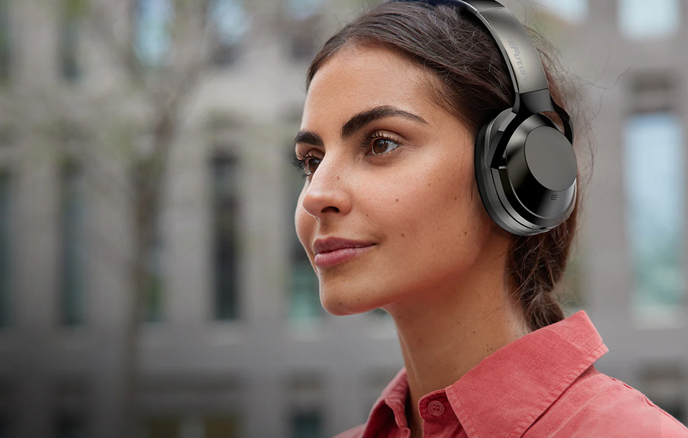 HiFuture FutureTour Pro trådlösa hörlurar - ANC, Bluetooth 5.2 - Svart