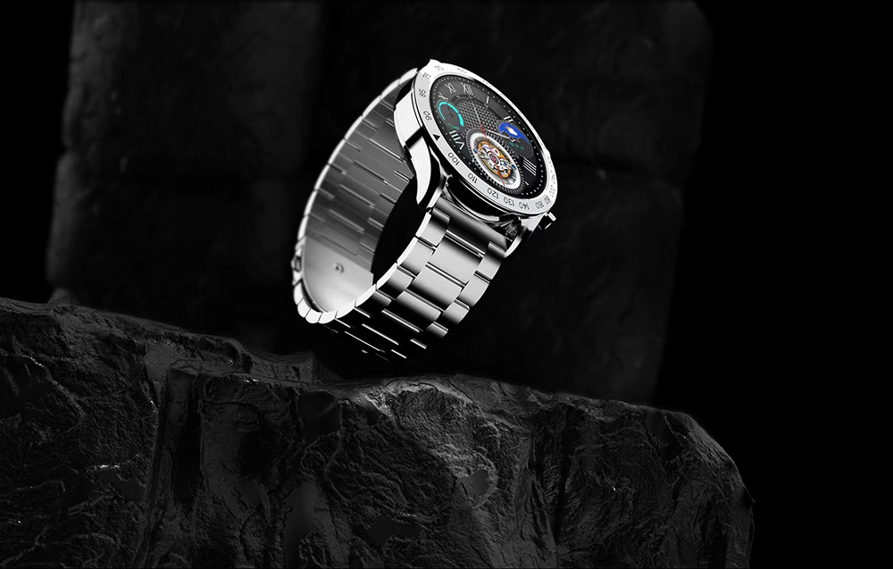 HiFuture FutureGo Pro Smartwatch - Rostfritt stål - Silver