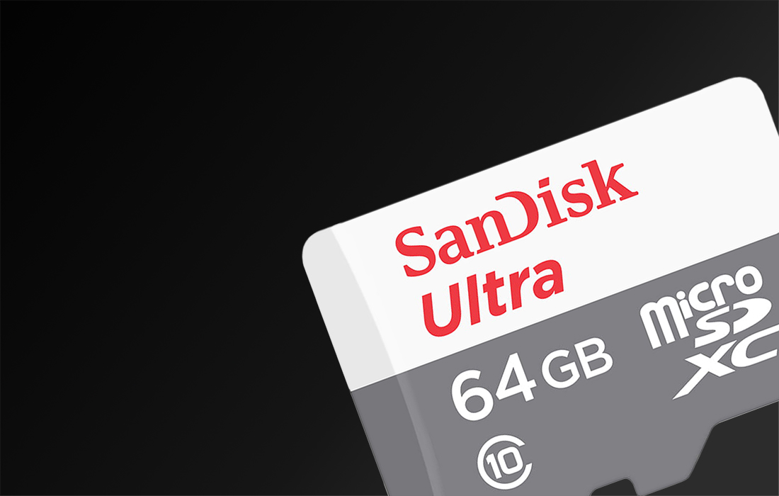SanDisk Ultra microSDXC-minneskort SDSQUNR-064G-GN3MN - 64GB