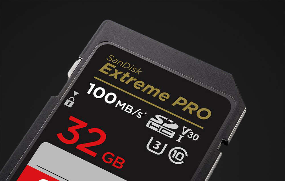 SanDisk Extreme Pro microSDHC UHS-I U3 minneskort SDSDXXO-032G-GN4IN - 32GB
