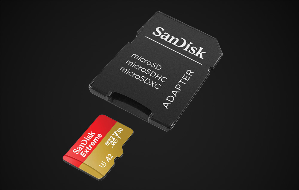 SanDisk Extreme microSDXC-minneskort SDSQXAV-256G-GN6MA - 256GB
